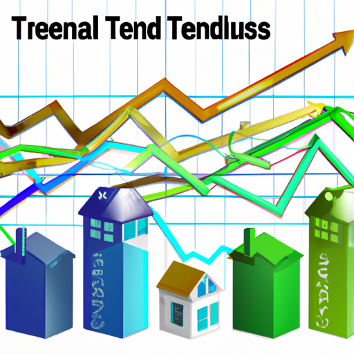 Graph showing real estate market trends and forecasts.