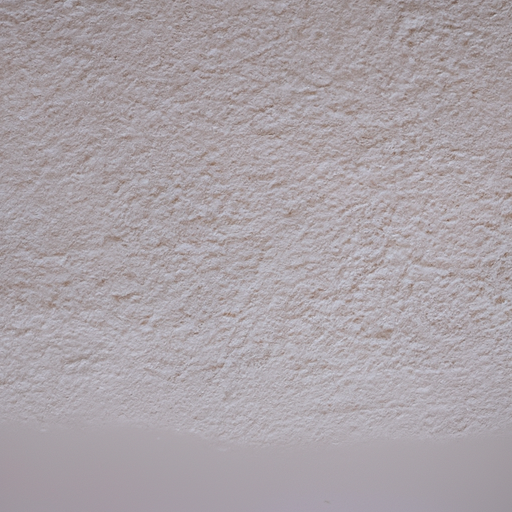 Close-up of ceiling with popcorn.