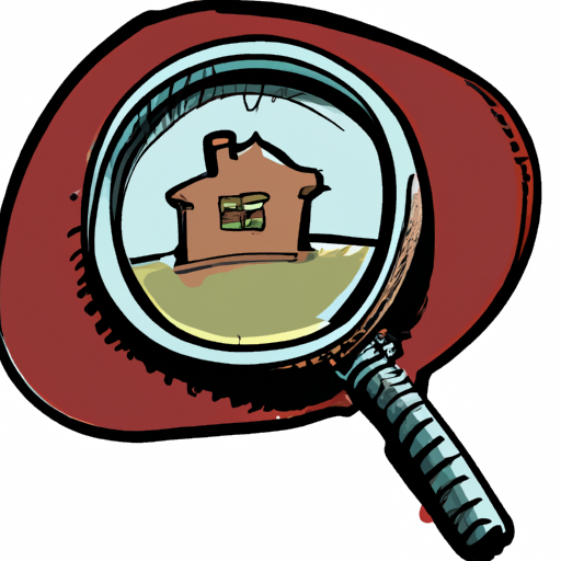 A magnifying glass showing ownership.